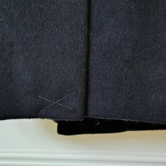 Ralph Lauren Black Label NWT Wool Blend  Regal Navy Reefer Coat - Picture 8 of 13